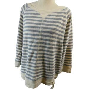 LRL Lauren Jeans Co. Women's Large Cotton Beachy Nautical Sweatshirt